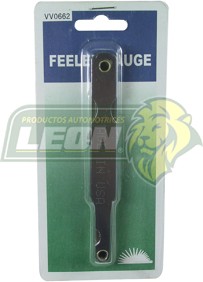 CALIBRADOR DE BUJIAS DE 9 HOJAS CHICO 0.0015” - 0.040” (0.038 mm - 1.02 mm)