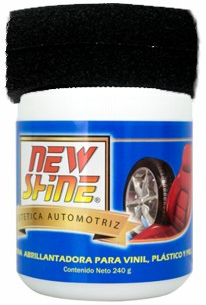 ABRILLANTADOR EN CREMA BOTE. C/ESPONJA NEW SHINE 240gr.