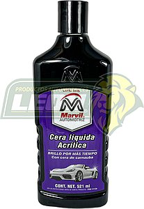 CERA LIQUIDA ACRILICA CON CARNAUBA 521 ml. MORADA MARVIL