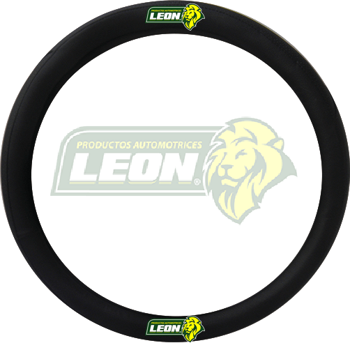 FUNDA P/VOLANTE TIPO PIEL NEGRA (TANGA) GRANDE CAMIONETAS