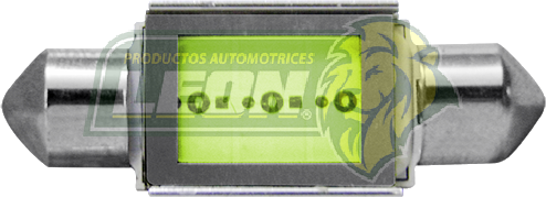 FOCO 12V 2W T/FUSIBLE MEDIANO 36mm LED COB BLANCO (JGO. c/2 pz.) TUNIX