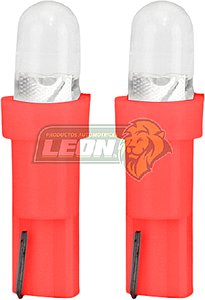 FOCO TIPO PELLIZCO MINI 12V LED ROJA  (JGO. c/2 pz.) TUNIX