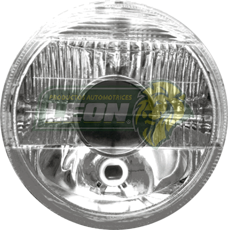 UNIDAD HUECA REDONDA 7” VW SEDAN 1600 (DE 3 FOCOS, C/CARCAZA Y LUPA) BLANCA (JGO. c/2 pz.)