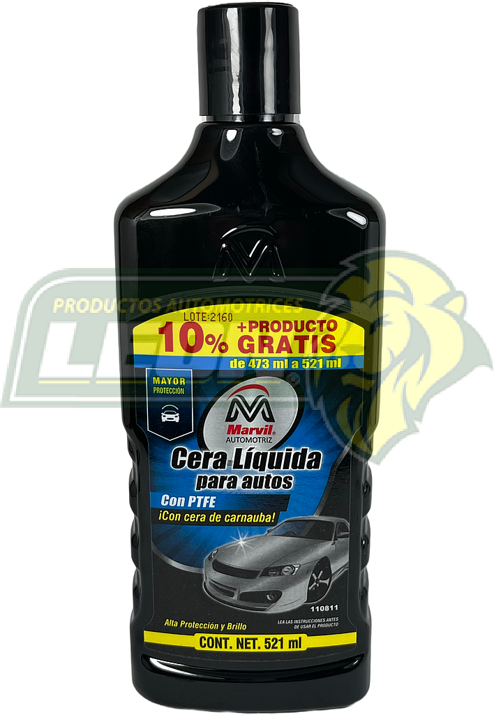 CERA LIQUIDA ACRILICA CON CARNAUBA 521 ml. AZUL MARVIL