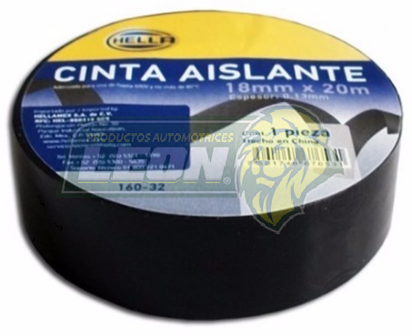 CINTA DE AISLAR PLASTICA HELLA TAIWAN 18MM X 17MT