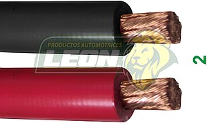CABLE BATERIA CALIBRE 2 USO AUTOMOTRIZ (ROLLO c/10 mt.)