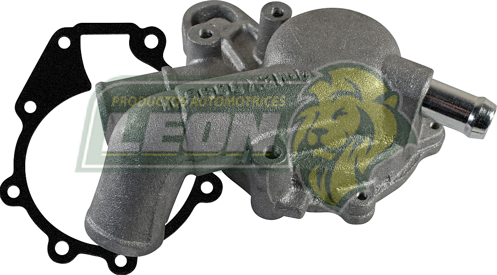 BASE BOMBA AGUA FORD ESCAPE 00-04, FUSION 07-12 3.0L 6C., CONTOUR, MYSTIQUE 95-02 6C. C-A/A, MONDEO 6C. 2.5L CON Y SIN BARRENO P/POLEA TENSORA CONICA (5M8Z-8501-B)