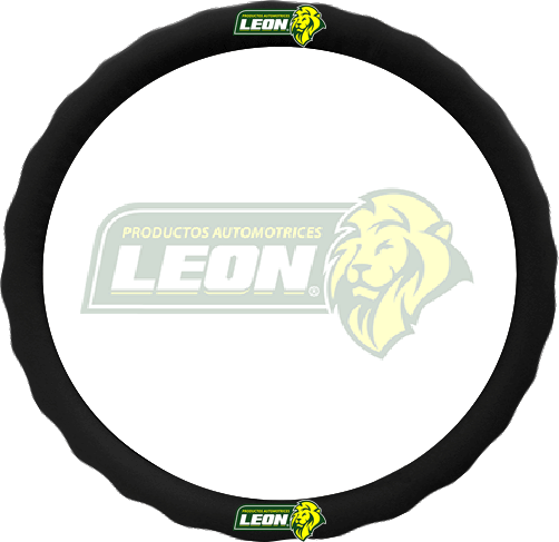 FUNDA P/VOLANTE T/PIEL NEGRA LISA C/MASAJE UNIVERSAL