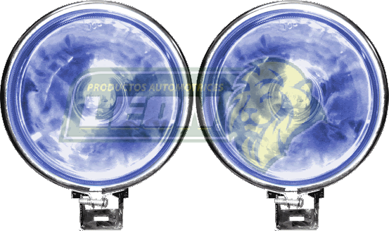 FARO TIPO Z GDE 4.5” AZUL REDONDO