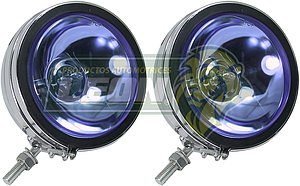 JUEGO FARO 4X4 6" AZUL TIPO JACKMAN