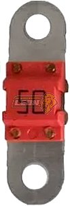 FUSIBLE TIPO CORBATA 50 amp. ROJO  VW BORA, RENAULT, MAZDA, SEAT, AUDI, FORD, BMW