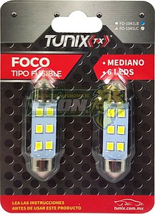 FOCO INTERIOR T/FUSIBLE BLANCO 6 LEDS ME