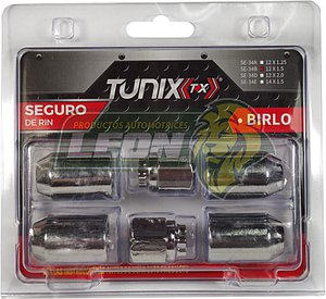 SEGUROS P/RIN 12x1.5 mm PLACACERO C/2 LLAVES TCA LARGA SOLIDA