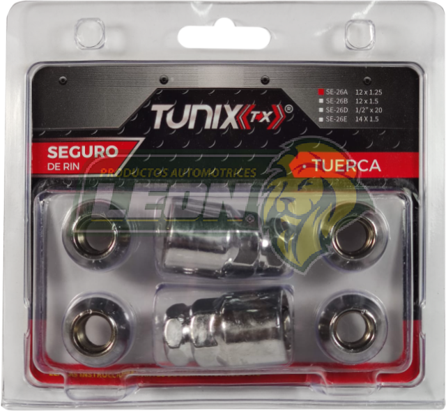 SEGUROS 12 X 1.25 P/RIN TCA. CORTA PASADA (SE-26A) TUNIX (WL102/1.25)