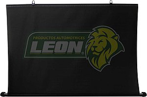 CORTINA DE ROLLO RETRACTIL 90 cm FIJA C/P (NEGRA) UNIVERSAL