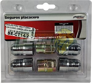 SEGURO RIN PLACACERO 14x2.0 mm TUERCA C/LOCA