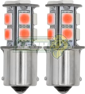 FOCO 1141 CON 13 HIPER LEDS ROJO (JGO. c/2 pz.) TUNIX