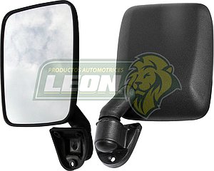 ESPEJO COMBI 1800 NEGRO PLAST. IZQ.CHINO (688-100-I-N)