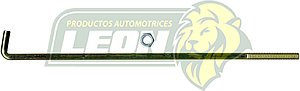 GANCHO BATERIA 1/4-20H (LARGO 22.5 cm) c/TUERCA HO726