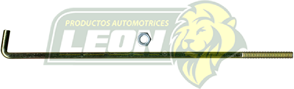 GANCHO BATERIA 1/4-20H (LARGO 22.5 cm) c/TUERCA HO726