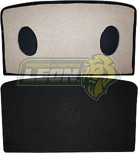 TAPA TRASERA P/BOCINAS VW GOLF A3 ALFOMBRA NEGRA