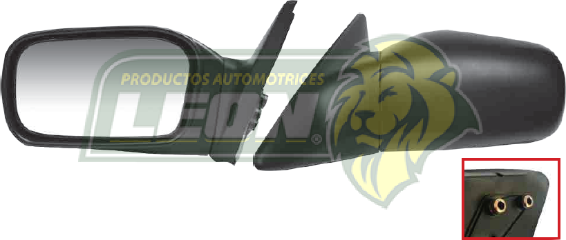 ESPEJO LATERAL TSURU III (L) NEGRO (ARE527L, E11134, E-95053, B070-I)