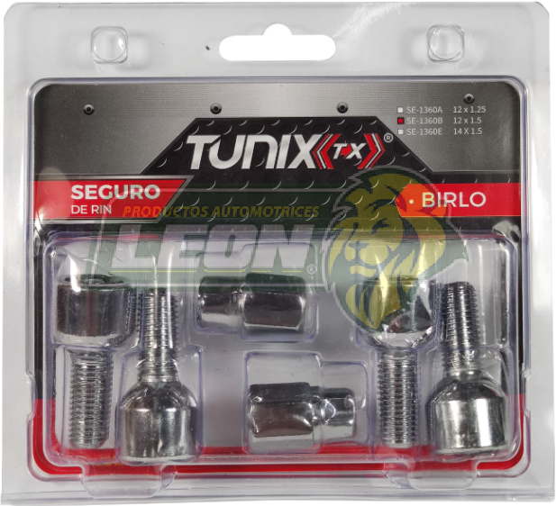 SEGUROS RIN BIRLO 12x1.50 mm 2 LL. GOLF, CHEVY