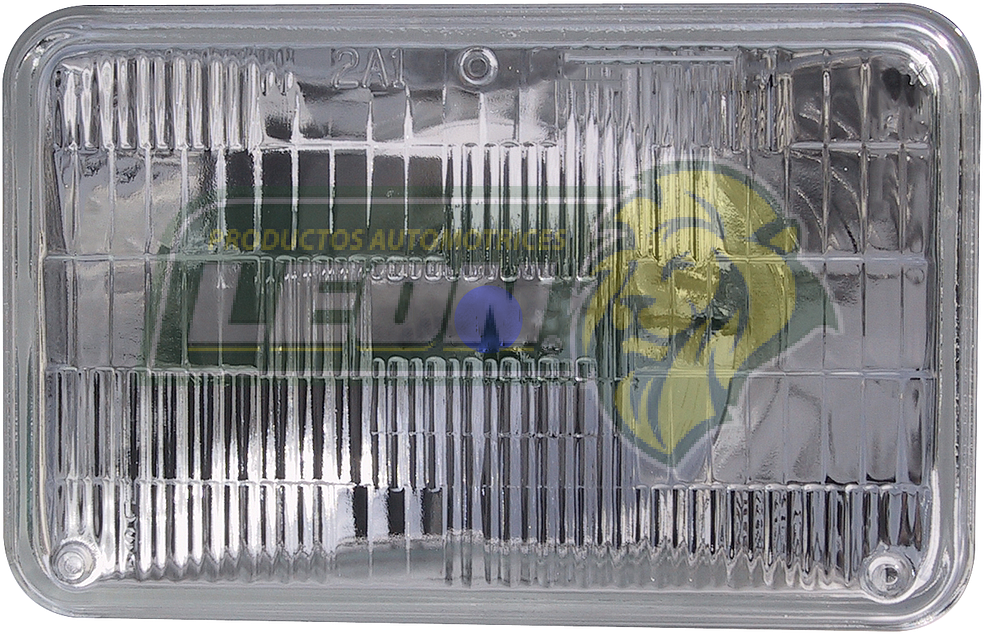 UNIDAD HALOGENO SELLADA RECTANGULAR 16x10.5 cm C/VELITA AZUL, LUZ ALTA 79W 12V 2T. (H4651)