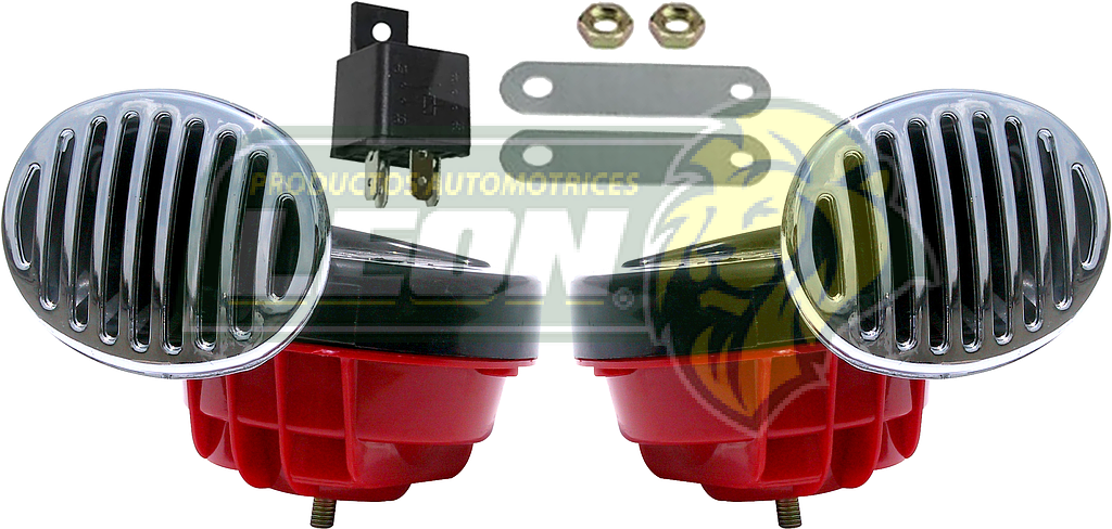 CLAXON CARACOL REJILLA CROMADA (HYF-672)