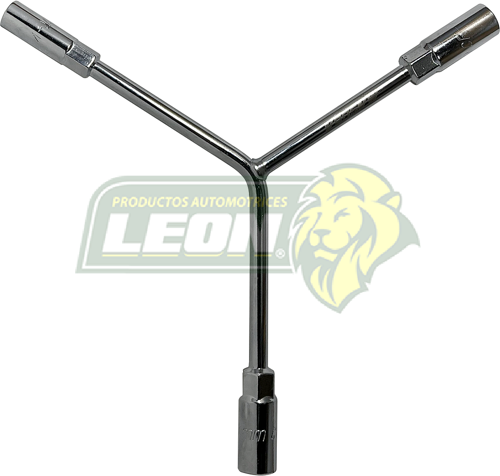 LLAVE o MANERAL EN “Y” CROMADA C/DADOS DE 10, 12, 14 mm