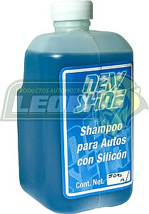 SHAMPOO PARA AUTOS AZUL CON SILICON 500 ml. NEW SHINE