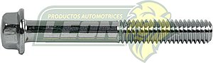 TORNILLO MOTOR HEX. C/R INT. 6x50x1.0 mm CROMADO