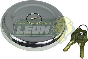 TAPON GASOLINA CROMO C/LL. CHRYSLER, G.M., NISSAN, VW, RENAULT, VAM, DINA /ALA 73 mm)