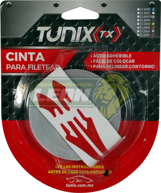 CINTA AUTOADHESIVA KATANA ROJA TUNIX = Y-3003