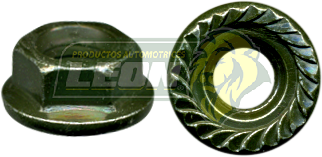 TUERCA HEXAGONAL FLANGE CERRADA ZINCADA M6