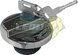 TAPON DE GASOLINA CROMADO C/LLAVE C/ROSCA UNIVERSAL