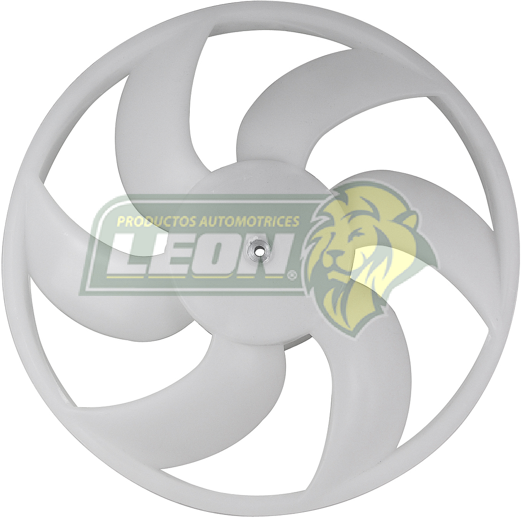 VENTILADOR PLASTICO NISSAN PLATINA, RENAULT CLIO 01-06 HO789 6 ASPAS ØI: 5.5 mm, ØE: 29 cm