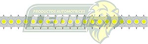 TIRA TIPO CHIP REDONDO CON 9 LEDS COLOR BLANCO (20 MODULOS)