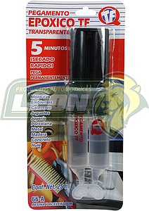 PEGAMENTO EPOXICO TRANSPARENTE JERINGA 25 ml
