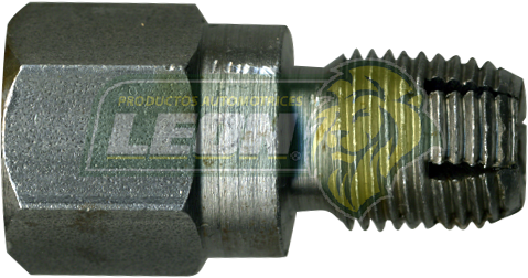 AUMENTO BUJIA CORTO TARRAJADO P/MONOBLOCK ABOCARDADO R: 13-15x1.25, LL: 3/4, LGO: 1.550”