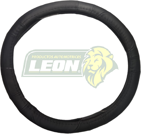 FUNDA P/VOLANTE T/PIEL CALIDAD PREMIUM NEGRA UNIVERSAL