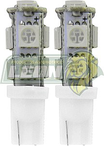 FOCO PELLIZCO 9 LEDS CLARO  X PAR FO-1589C