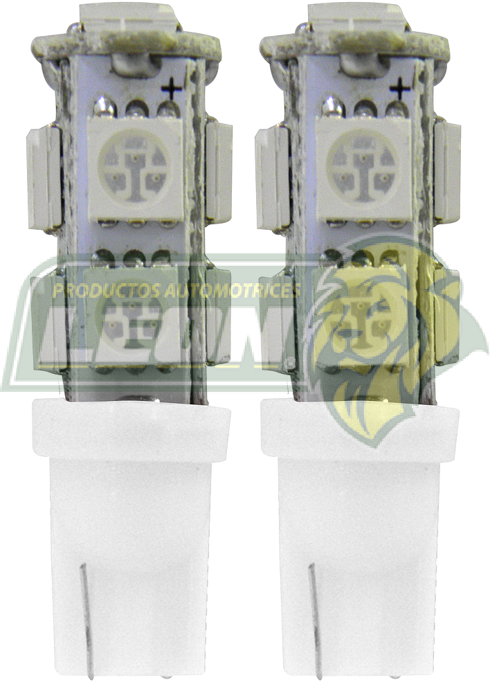 FOCO PELLIZCO 9 LEDS CLARO  X PAR FO-1589C