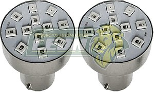 FOCO 1141 12V 12 LEDS 1 POLO BLANCO (JGO. c/2 pz.) TUNIX