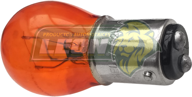 FOCO 1176 MINIATURA 12V 16/8W BA15D  AMBAR