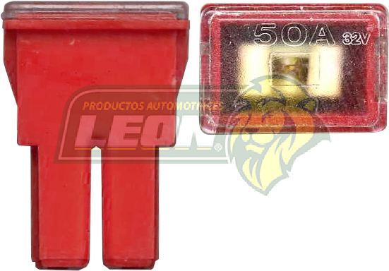 FUSIBLE T/MUELA HEMBRA 50 AMP. ROJO MODE