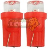 FOCO PELLIZCO LED ROJO (JGO. c/2 pz.) (158R-1)