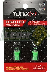 FOCO DE LED PELLIZCO VERDE=FO-16G T/ABAN