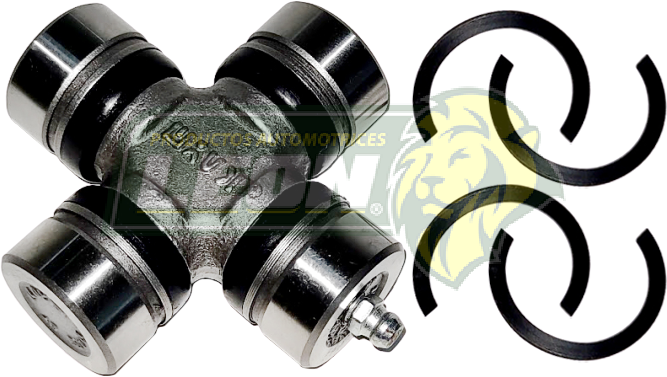 CRUCETA CARDAN DATSUN 81-93 PICK UP AMERICANAS  GUN-27, 5-1501X, 1-0027, 391, 220-00 ) = 37125-49W26, DIA: 25.00 MM, DIST. SEGURO/CANDADO: 43.90 MM, CANDADO INT.