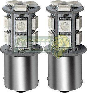 FOCO HIPERLED 1034 13 LEDS C/ESTROBO AZUL (JGO. c/2 pz.)